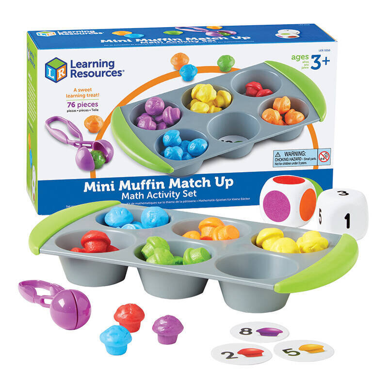 Edukacinis žaidimas Mini Muffin Match Up Learning Resources LER 5556 цена и информация | Lavinamieji žaislai | pigu.lt