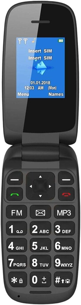 Ushining F200 Flip kaina ir informacija | Mobilieji telefonai | pigu.lt