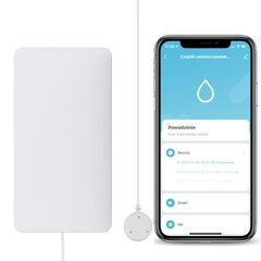 Tuya Zigbee kvadratinis užtvindymo detektorius kaina ir informacija | Davikliai, jutikliai | pigu.lt