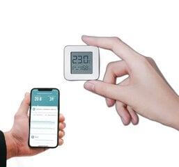 Mini Bluetooth temperatūros jutiklis Tuya kaina ir informacija | Davikliai, jutikliai | pigu.lt