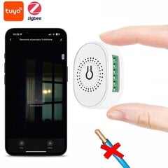 Контроллер освещения без N 2 канала tuya Zigbee цена и информация | Смарттехника и аксессуары | pigu.lt