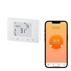 Belaidis termostatas Tuya Wifi+RF AA kaina ir informacija | Išmanioji technika ir priedai | pigu.lt