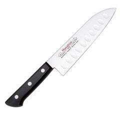 Нож Masahiro BWH Santoku Dimple 175 мм [14079]. цена и информация | Ножи и аксессуары для них | pigu.lt