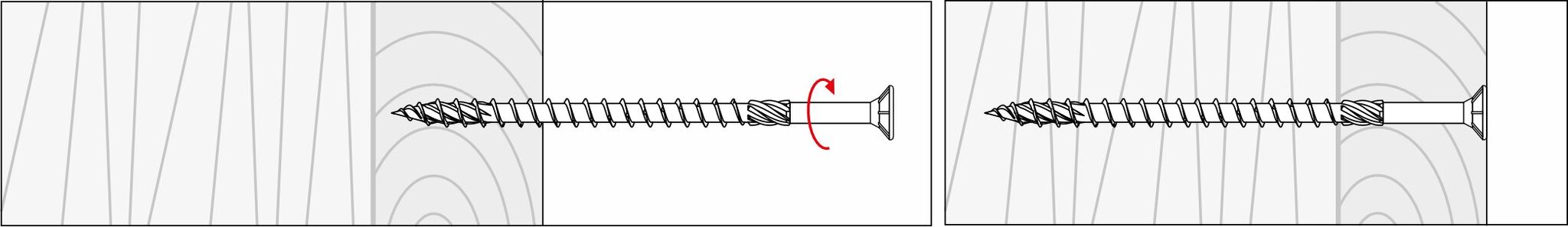 Medsraigčiai 4,5x40 mm, kūginiai, Torx, Klimas Wkcs 250 vnt. kaina ir informacija | Tvirtinimo detalės | pigu.lt