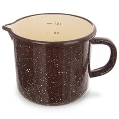 Orion puodelis Brown, 1,2 l kaina ir informacija | Taurės, puodeliai, ąsočiai | pigu.lt