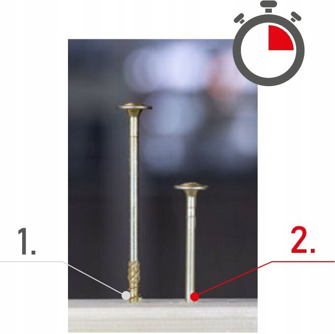 Medsraigčiai 8x260 mm, kūginiai, Torx, Klimas Wkcs 50 vnt. kaina ir informacija | Tvirtinimo detalės | pigu.lt