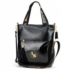 СУМКА POSTBAG LAURA BIAGGI ЧЕРНЫЙ РЕМЕШОК С ЛОГОТИПОМ LB39 L317095_10985552717 цена и информация | Женские сумки | pigu.lt