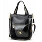 RANKINĖ POSTBAG LAURA BIAGGI BLACK LOGO STRAP LB39 L317095_10985552717 kaina ir informacija | Moteriškos rankinės | pigu.lt