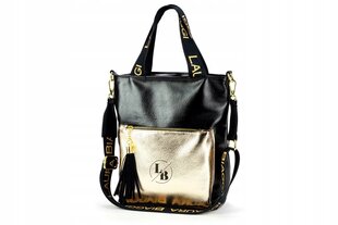 СУМКА POSTBAG LAURA BIAGGI ЧЕРНЫЙ РЕМЕШОК С ЛОГОТИПОМ LB39 L317095_10985552717 цена и информация | Женские сумки | pigu.lt