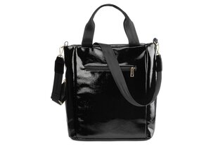 Польская женская сумка Maggio черная сумка-шоппер с плечевым ремнем MBM08 цена и информация | Женские сумки | pigu.lt