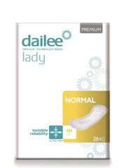 Įklotai moterims Dailee Lady Premium Normal, 28 vnt. цена и информация | Подгузники, прокладки, одноразовые пеленки для взрослых | pigu.lt