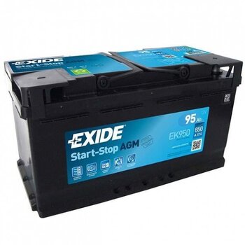 Prekė su pažeidimu.AGM Akumuliatorius EXIDE Start-Stop AGM EK950 95Ah 850A kaina ir informacija | Prekės su pažeidimu | pigu.lt