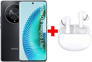 Honor Magic6 Lite 5G 8/256GB Midnight Black + Honor Choice Earbuds X5 White kaina ir informacija | Mobilieji telefonai | pigu.lt