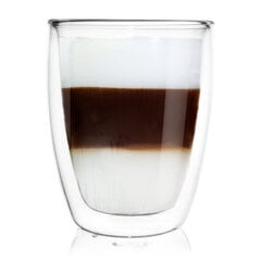 Orion kavos latte dvigubo stiklo termo puodelis, 330 ml цена и информация | Стаканы, фужеры, кувшины | pigu.lt