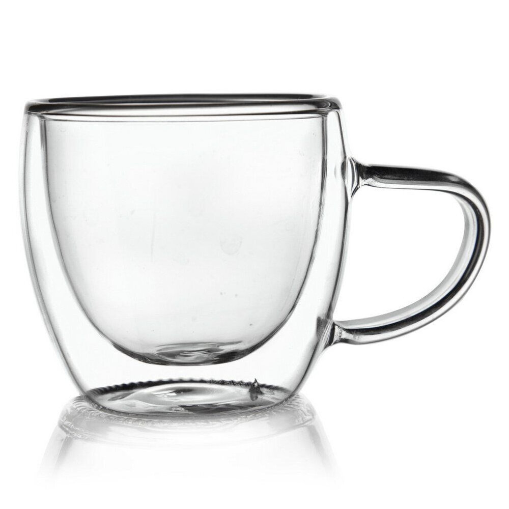 Orion dvigubo stiklo termo puodelis, 100 ml цена и информация | Taurės, puodeliai, ąsočiai | pigu.lt