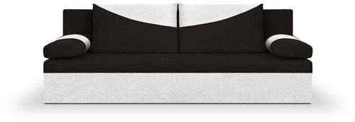Товар с повреждением. Трехместный диван Bellezza Polo, коричневый/белый цена и информация | Товары с повреждениями | pigu.lt