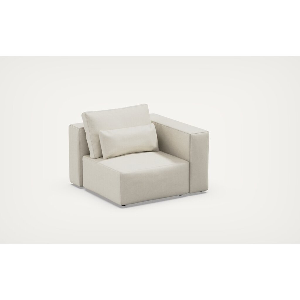 Sofa Sit Sit, 105x85x105 cm, smėlio spalvos kaina ir informacija | Sofos | pigu.lt