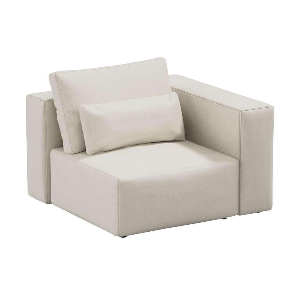 Sofa Sit Sit, 105x85x105 cm, smėlio spalvos kaina ir informacija | Sofos | pigu.lt