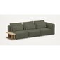 Sofa Riposo ottimo, 290x105x85 cm, žalia kaina ir informacija | Sofos | pigu.lt