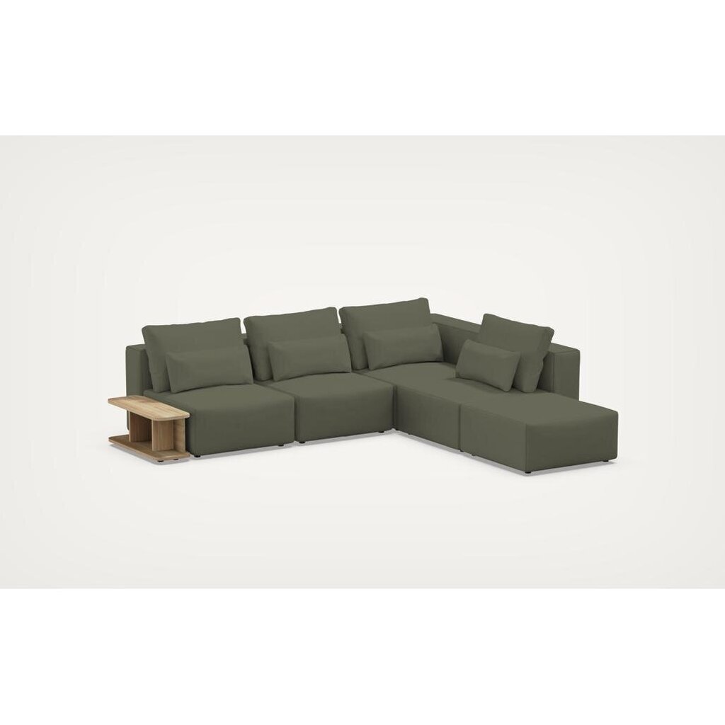 Sofa Riposo ottimo, 290x265x85 cm, žalia цена и информация | Minkšti kampai | pigu.lt