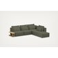 Sofa Riposo ottimo, 290x265x85 cm, žalia kaina ir informacija | Minkšti kampai | pigu.lt