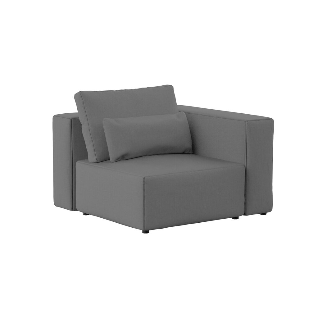 Sofa Sit Sit, 105x105x85 cm, pilka kaina ir informacija | Sofos | pigu.lt