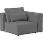 Sofa Sit Sit, 105x105x85 cm, pilka kaina ir informacija | Sofos | pigu.lt