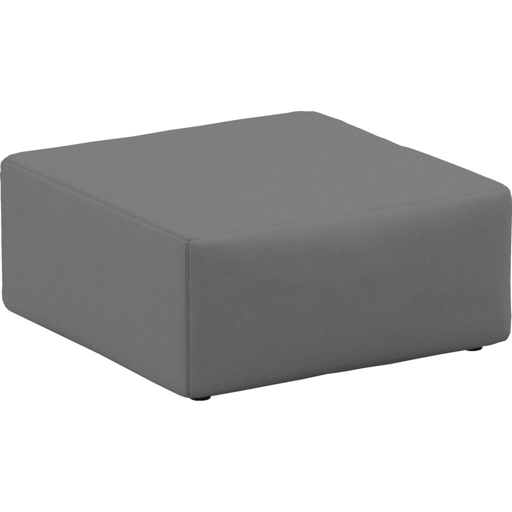 Sofos pufų modulis, 80x80x39cm, pilkas kaina ir informacija | Sofos | pigu.lt