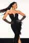 Suknelė moterims Yamia, juoda цена и информация | Suknelės | pigu.lt