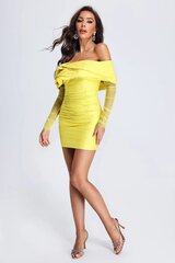 Suknelė moterims Peggy, geltona kaina ir informacija | Suknelės | pigu.lt