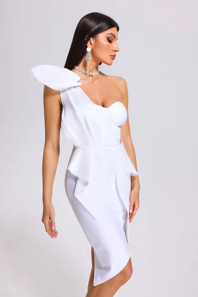 Suknelė moterims Spak, balta kaina ir informacija | Suknelės | pigu.lt