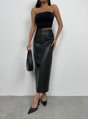 Женская черная юбка-толстовка цена и информация | Юбки | pigu.lt