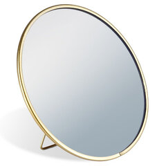 Makiažo veidrodis Orion, auksinė, 15 cm kaina ir informacija | Kosmetinės, veidrodėliai | pigu.lt