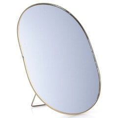 Makiažo veidrodis Orion, auksinė, 16x22 cm kaina ir informacija | Kosmetinės, veidrodėliai | pigu.lt