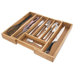 Ištraukiamas stalo įrankių dėklas, 35,5x26 cm kaina ir informacija | Stalo įrankiai | pigu.lt