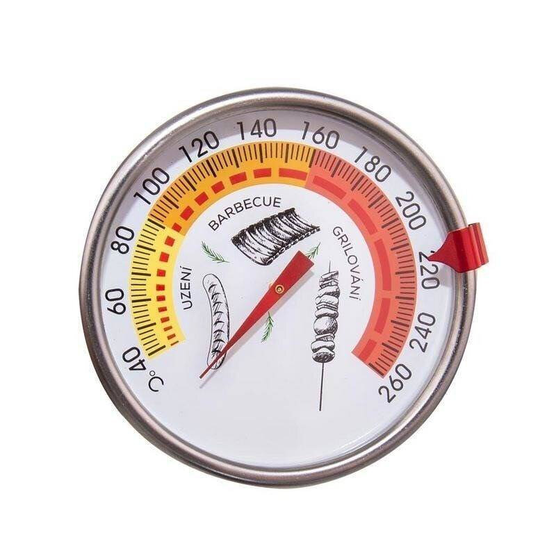 Grilio ir rūkyklos termometras, 33 cm kaina ir informacija | Grilio, šašlykinių priedai ir aksesuarai  | pigu.lt