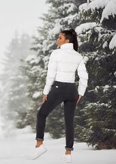 Укороченная пуховая куртка для женщин, белая цена и информация | Женские куртки | pigu.lt