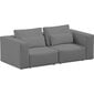 Sofa Riposo ottimo, 210x105x85 cm, pilka цена и информация | Sofos | pigu.lt