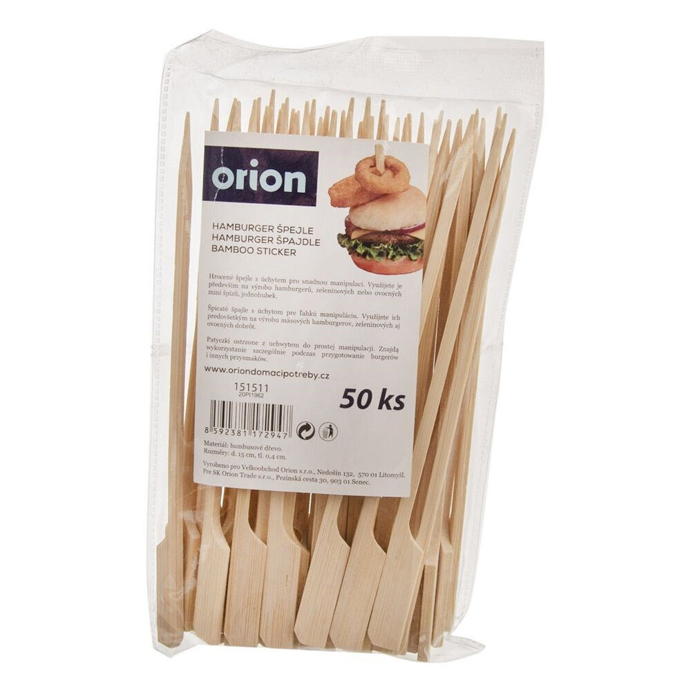 Orion smeigtukų rinkinys, 50 vnt. kaina ir informacija | Virtuvės įrankiai | pigu.lt