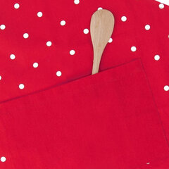 Virtuvinė prijuostė, raudona kaina ir informacija | Virtuviniai rankšluosčiai, pirštinės, prijuostės | pigu.lt