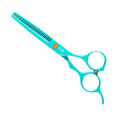 Žirklės plaukams Fox Candy 5,5, mėlyna, 1 vnt. цена и информация | Расчески, щетки для волос, ножницы | pigu.lt