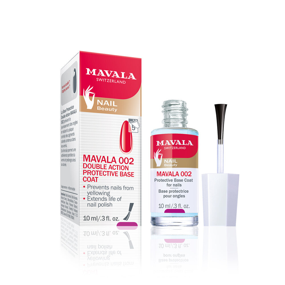 Nagų lakas Mavala 002 Protective Base Coat, 10 ml kaina ir informacija | Nagų lakai, stiprintojai | pigu.lt