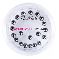 Цирконы NEONAIL Swarovski SS9 Crystal Silver Night 001, 20 штук цена и информация | Средства для маникюра и педикюра | pigu.lt