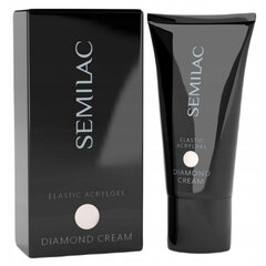 Nagų priauginimo gelis Semilac Elastic Flexy, Diamond Cream, 30 g kaina ir informacija | Manikiūro, pedikiūro priemonės | pigu.lt