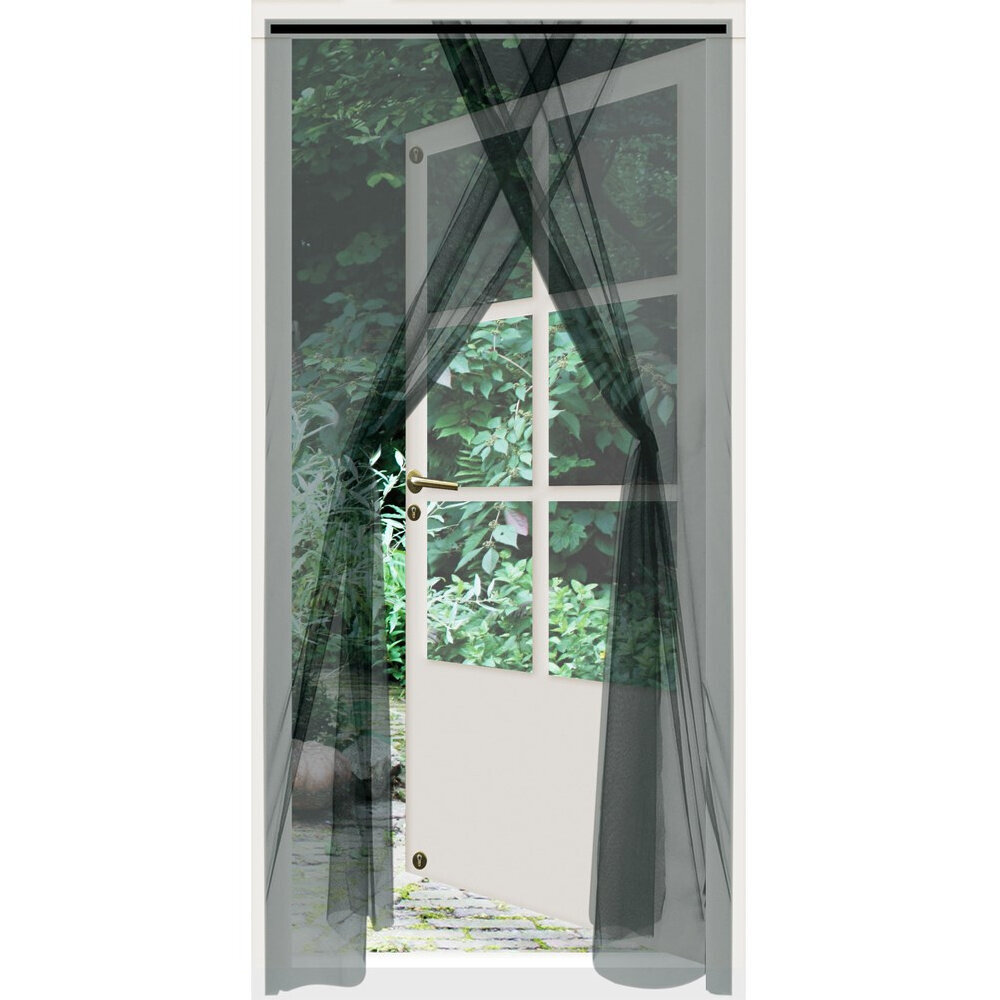 Magnetinis durų tinklelis nuo vabzdžių Progarden, juoda, dviguba, 220x150 cm цена и информация | Vabzdžių naikinimas | pigu.lt