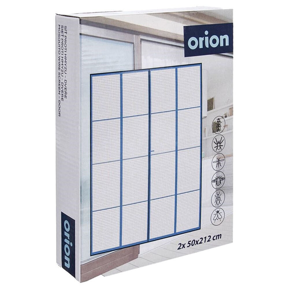 Magnetinis durų tinklelis nuo uodų balta Orion, 208x100 cm kaina ir informacija | Tinkleliai nuo vabzdžių | pigu.lt