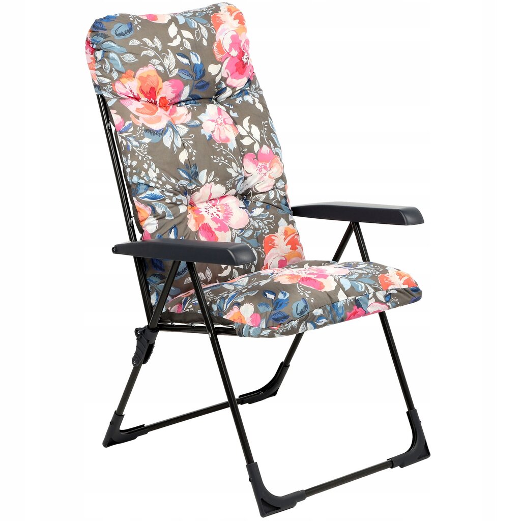 Sulankstoma sodo kėdė Kadax Alicante Flowers, įvairių spalvų kaina ir informacija | Lauko kėdės, foteliai, pufai | pigu.lt