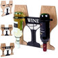 Sieninė vyno lentyna, 40x11x35 cm kaina ir informacija | Virtuvės įrankiai | pigu.lt