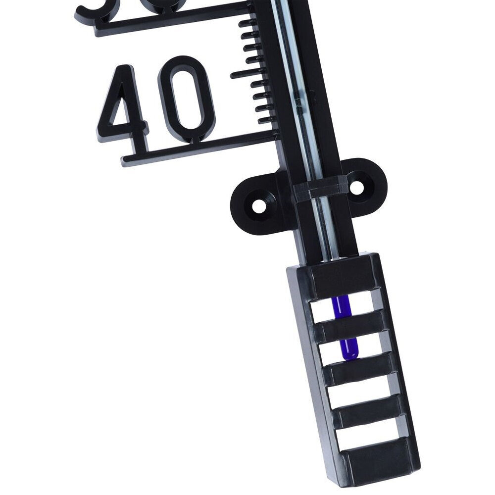 Lauko termometras juodas 41 cm kaina ir informacija | Meteorologinės stotelės, termometrai | pigu.lt