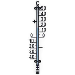 Lauko termometras juodas 41 cm kaina ir informacija | Meteorologinės stotelės, termometrai | pigu.lt